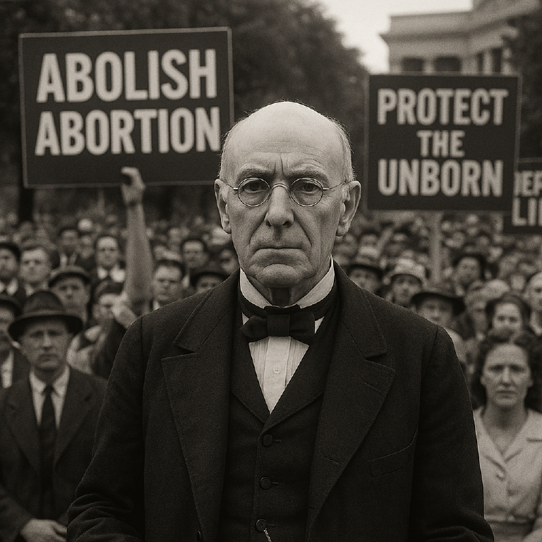 William Lloyd Garrison at an antiabortion rally