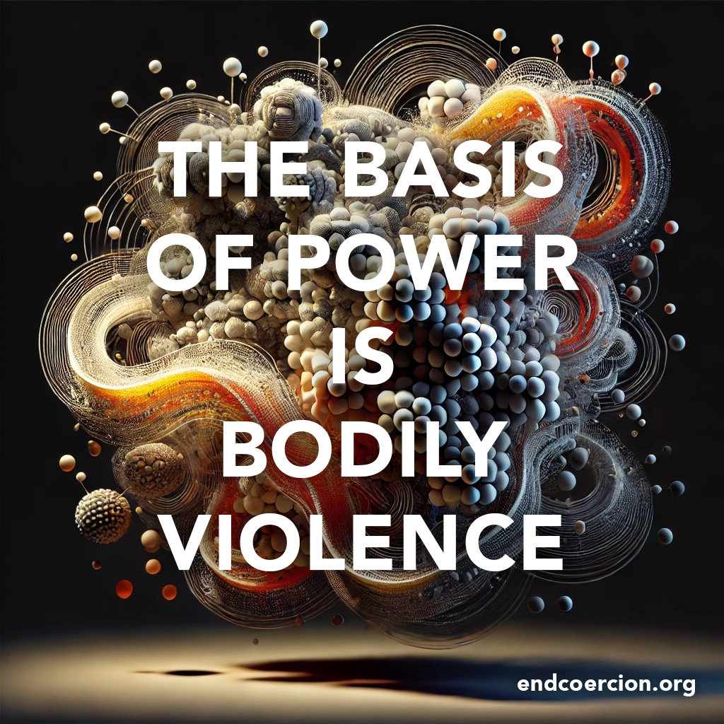 the basis of power is bodily violence